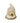 Hallmark Glass Village Globe Bell Church With Christmas Tree