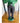 Vintage Byers Choice Caroler Man With Mustache Green Coat 1983 Bumpy Base 13 Inch