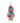 Custom Made Christmas Table Top Ornament Topiary Tree on Vintage Silver Pedestal Bowl
