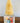 Sparkle Bottle Brush Tree - Light Gold Tree on a Cube Sparkle Holder with Angles