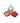 Heart Crackled Blown Glass Ornaments Set of 3 Present Topper