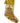 Vintage Lillian Vernon Embroidered Gold Christmas Tree Stocking 17 Inch Velvet